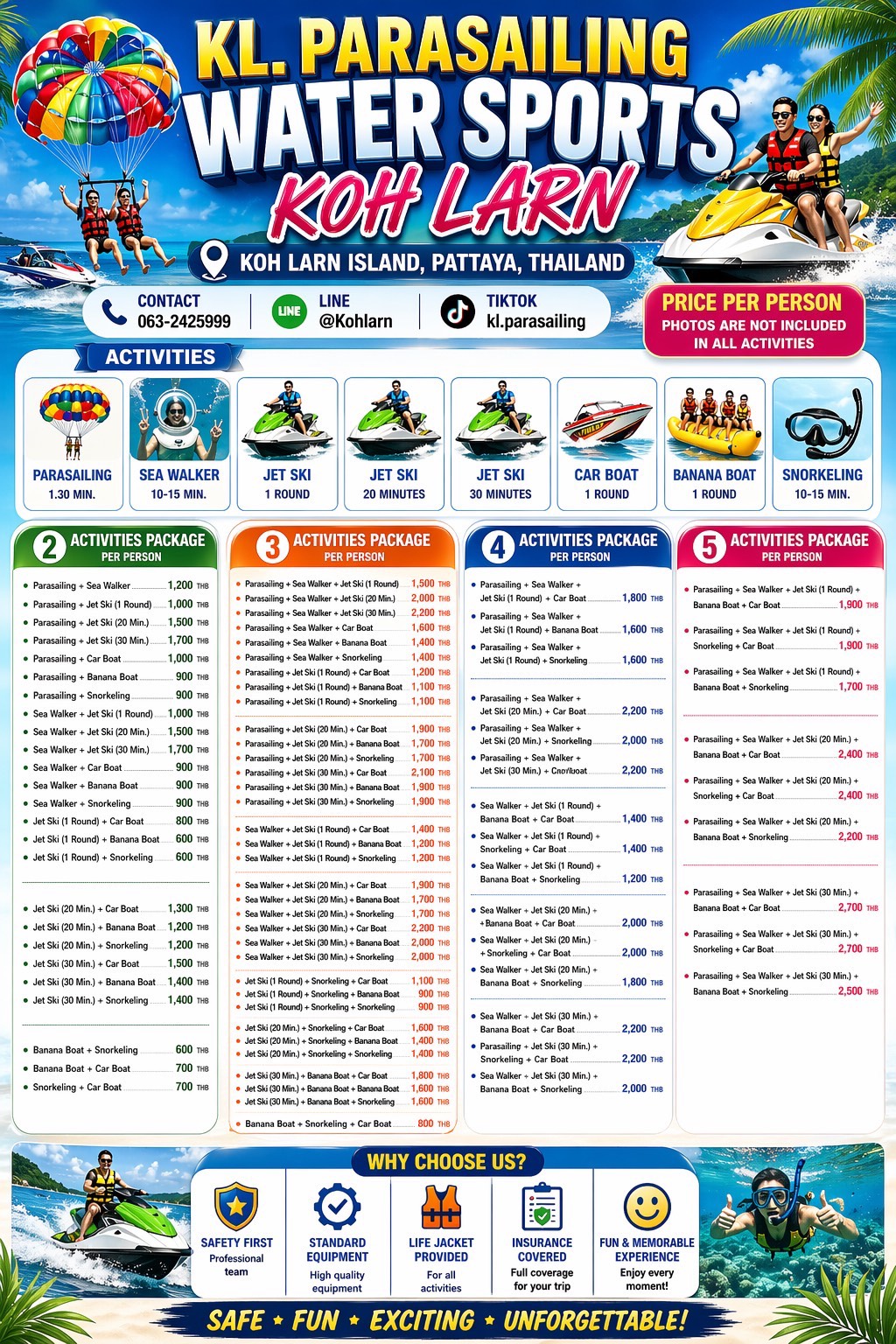 KL Parasailing beach promotion