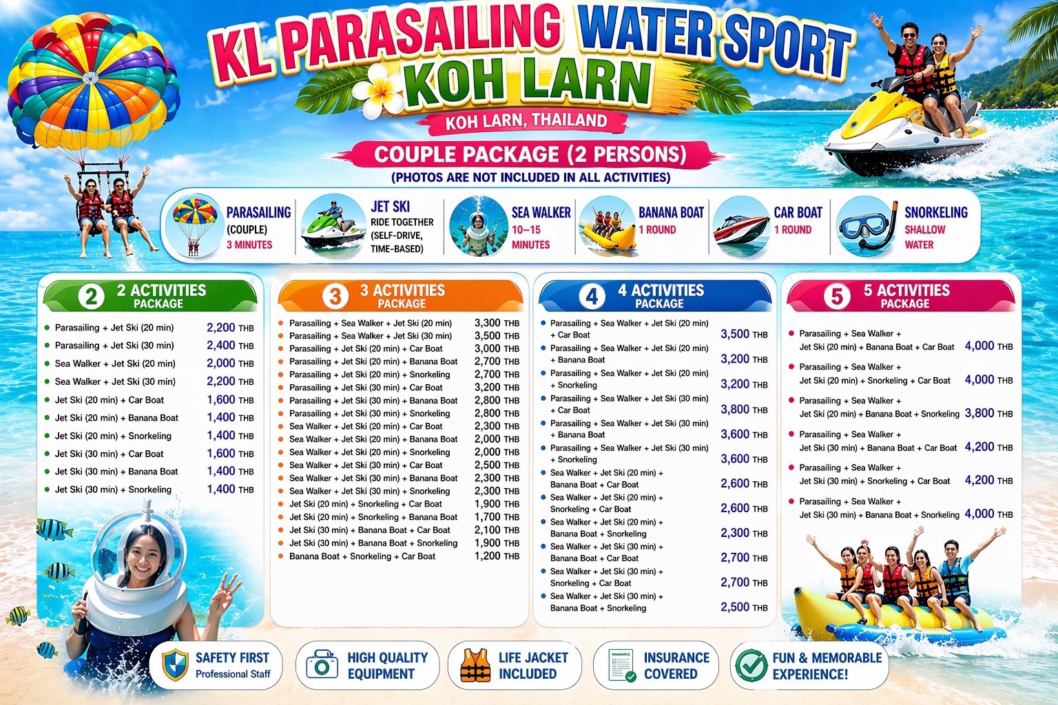 KL Parasailing holiday promotion